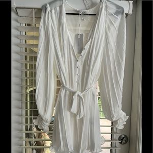 Vici Dolls White Pleated Romper